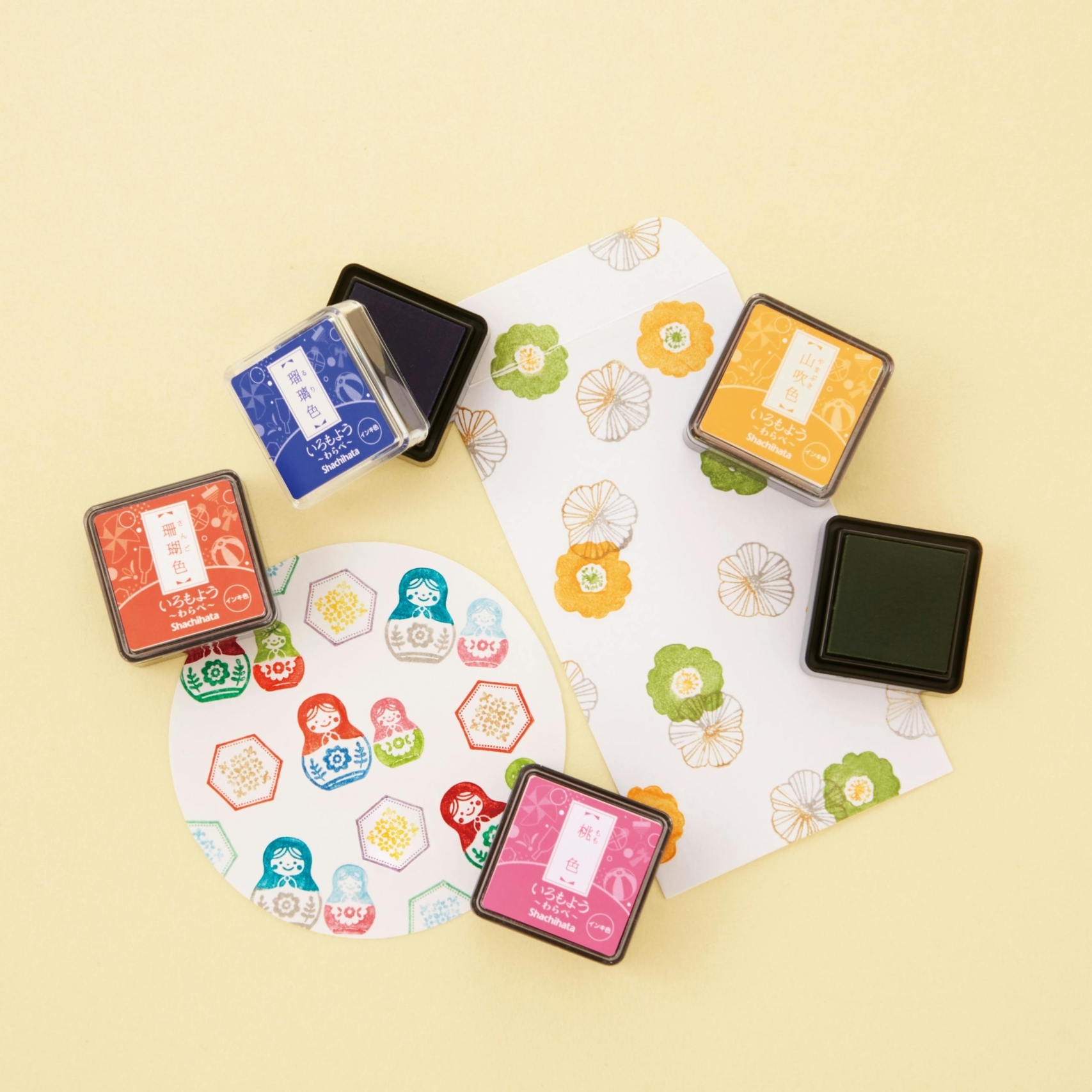 【スタンプパッドお試しコーナー】インクが試し放題！（4階H）