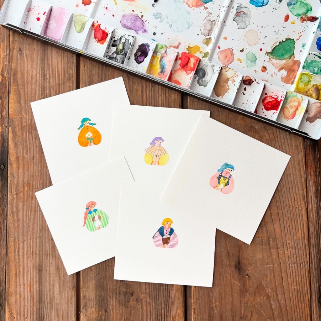 「抱っこシリーズの女の子たち」新作グッズもお持ちいたします！