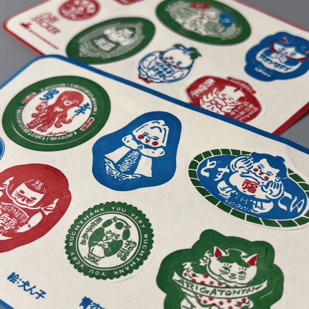 新作！　凸版印刷シール（備凸工コラボ）