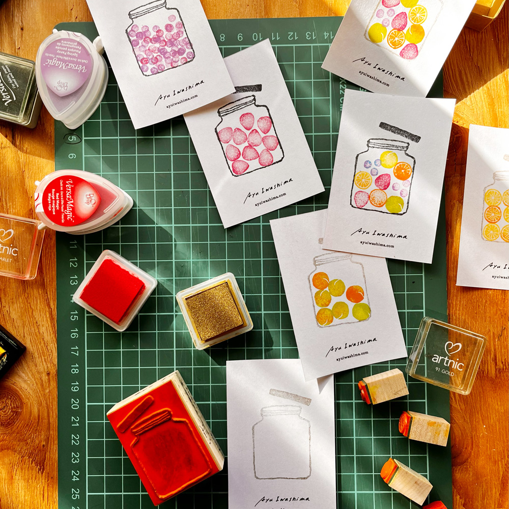「スタンプいろいろ」新作も制作中です！