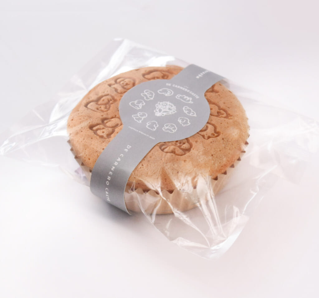 「ミニフラフィ」ふんわりしっとり食感のカステラ屋のパンケーキです。