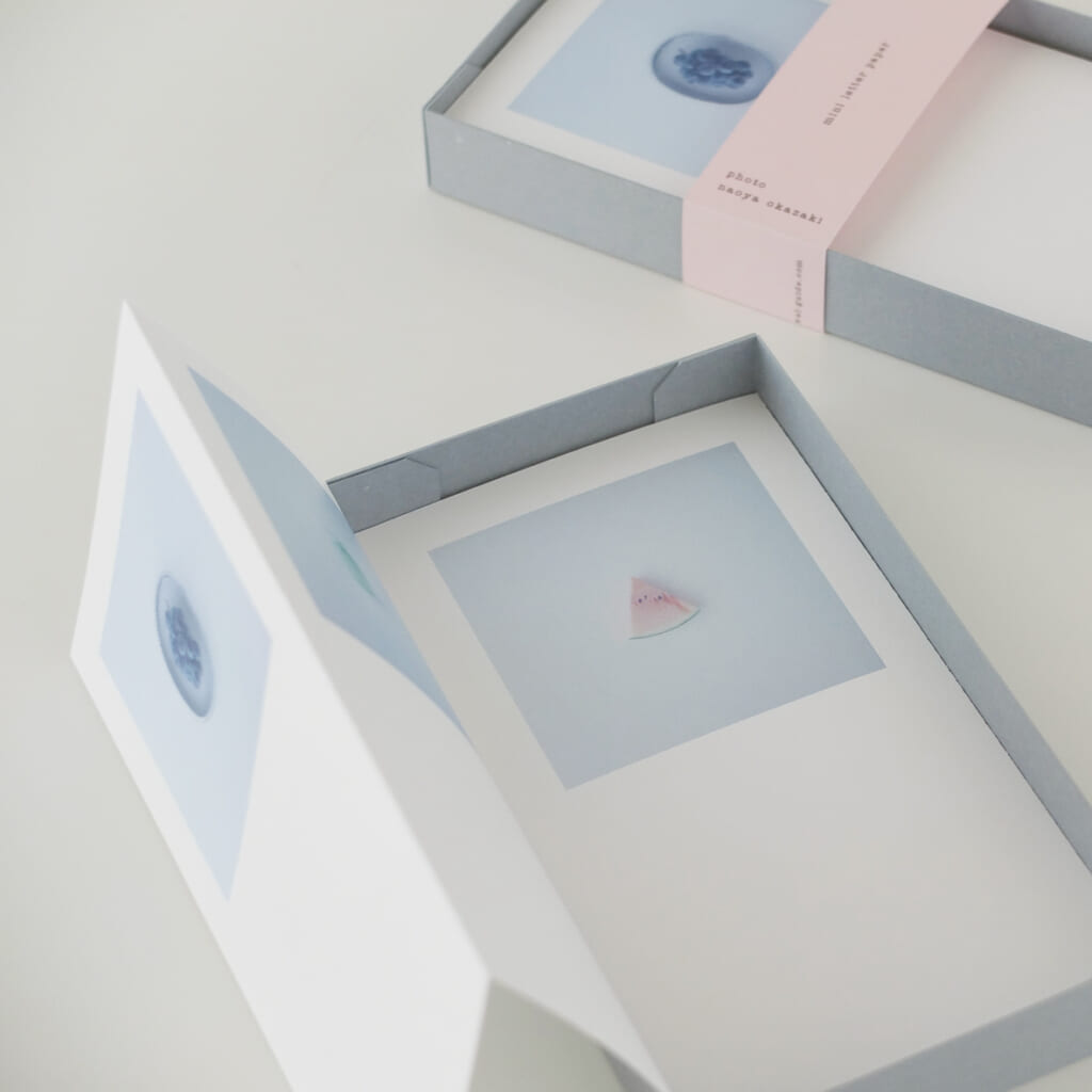「一筆せんBOX」蛇腹にミシン目が付いているのでお好みの長さで使用出来ます。