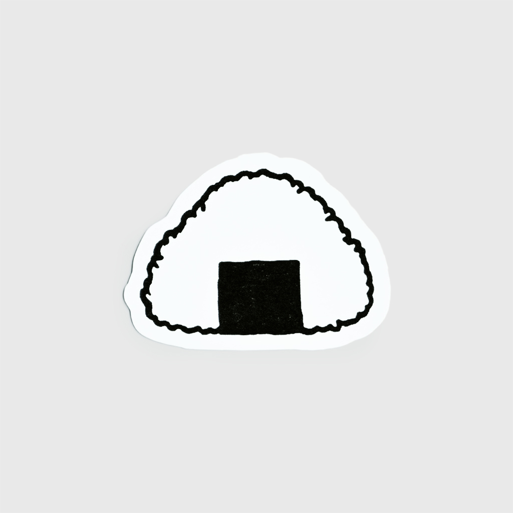 「JAPAN sticker」みんな大好きおにぎりステッカーです。
