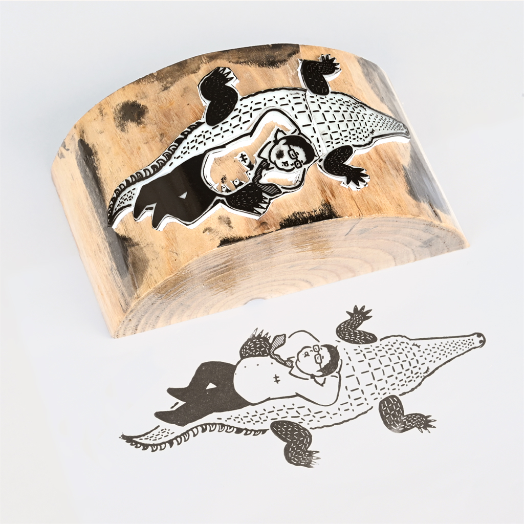 ワークショップでは新作の大きなゴロゴロスタンプを無料で押していただけます！