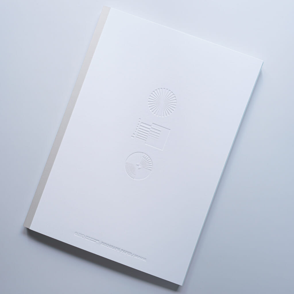 「FINE PAPER x RISO」 竹尾の紙とリソグラフ印刷の相性見本です。