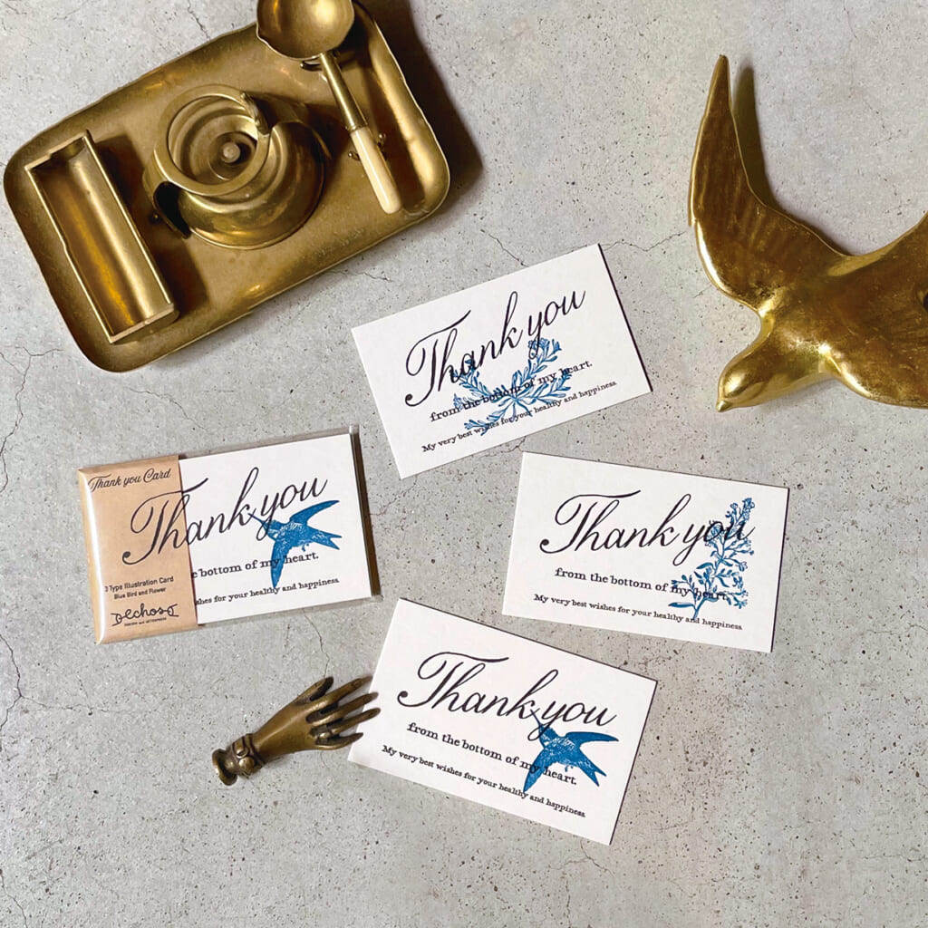 「Thankyoucard」ありがとうと一言添えたい時に便利なメッセージカード