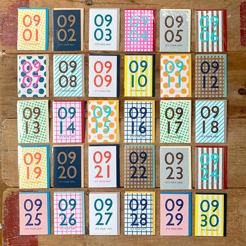 「365 Find your day」365 Find Your Dayカードは、閏年を含めて366日のそれぞれの日付が入ったカードです。あなただけのとっておきの１枚を見つけてください。
