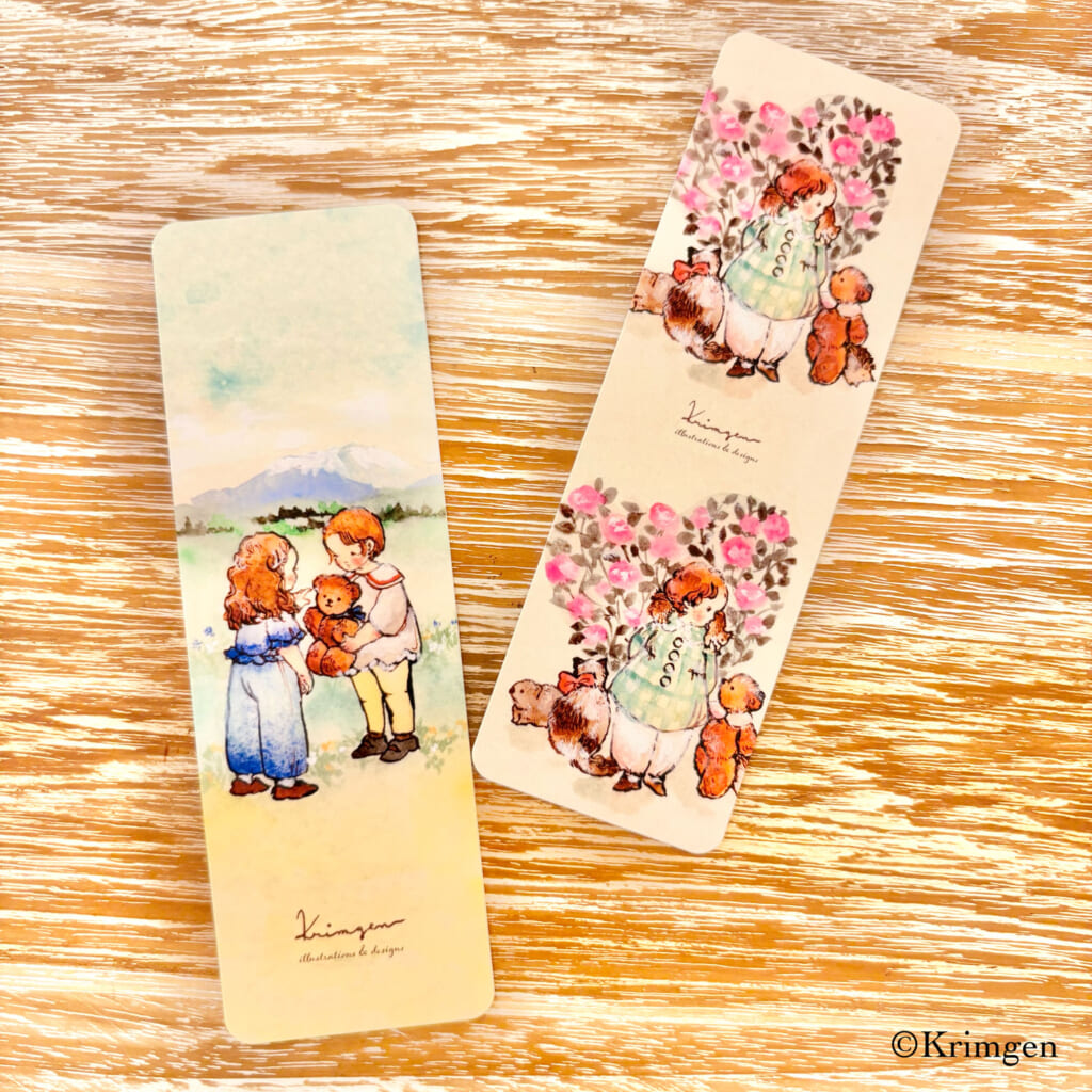 毎回人気のしおりに新しいデザインが登場しました。
