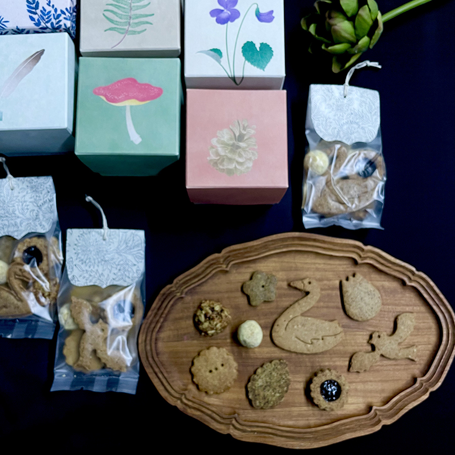 穀粒菓子店　雪ワタリテ麦イズル