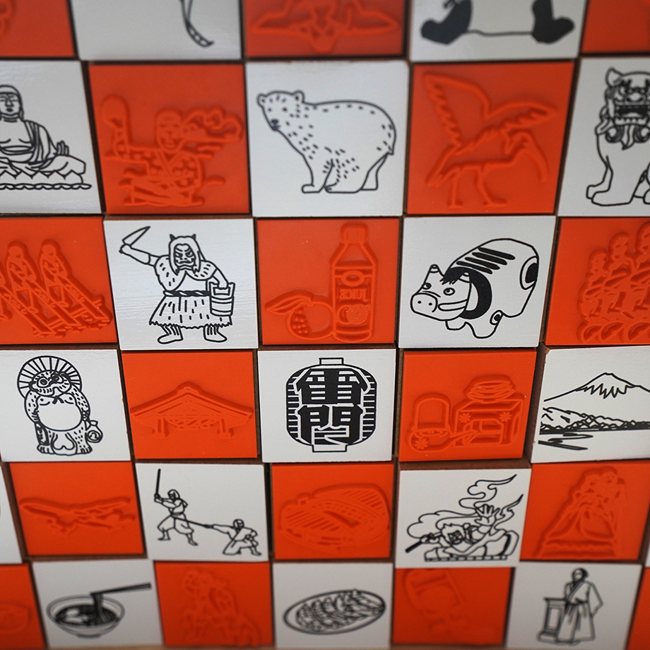 「Hi! Stamp」47都道府県の名物を独自にピックアップしたハイモジモジのスタンプ「Japon」シリーズ。全47種類。