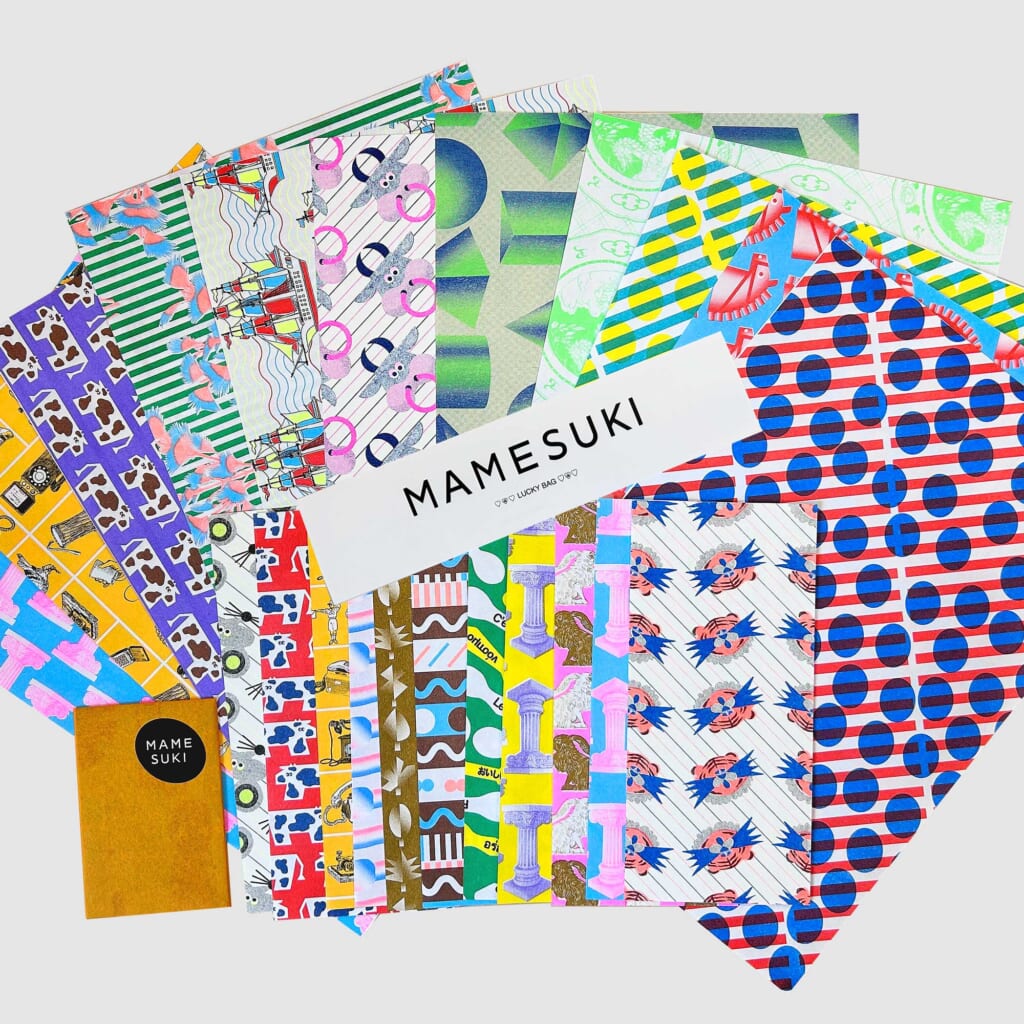 【紙博限定】「LUCKYBAG（大）」２種の「パターンペーパー」の詰め合わせセット