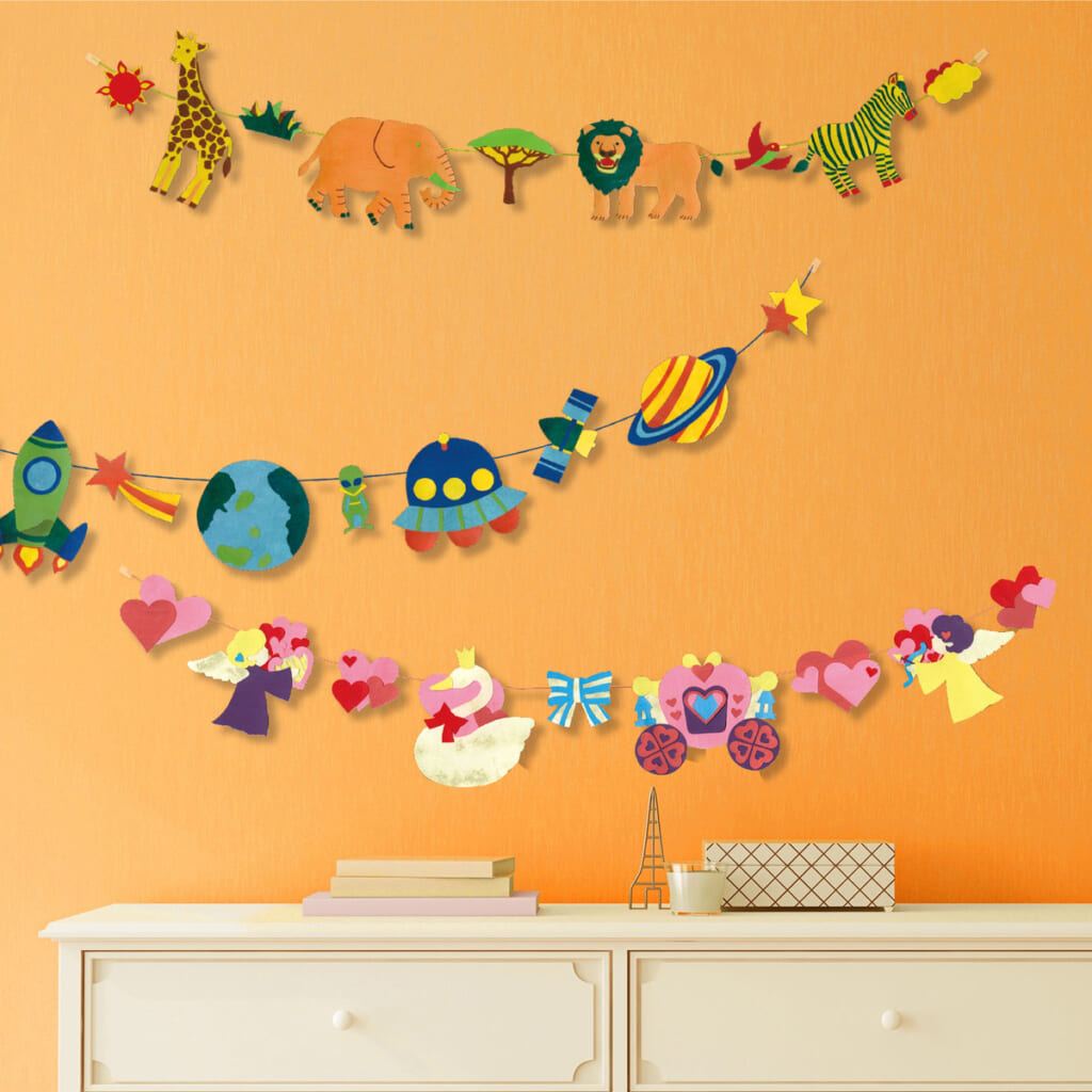 お部屋を華やかに飾れるガーランド「ペパガラ」