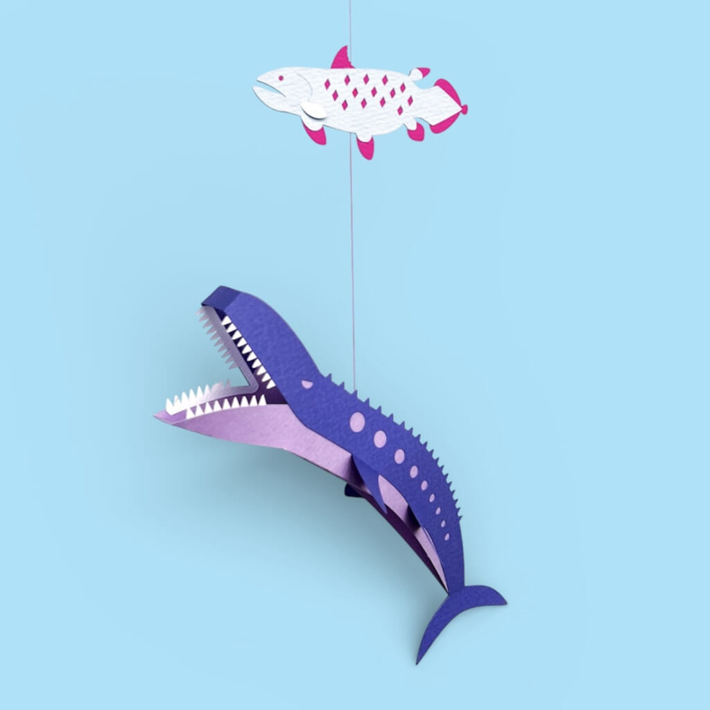 2026NEW！　人気のペーパーモビールに「モササウルス」が仲間入り。