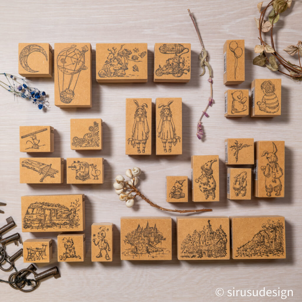 Sirusuの世界観（線画、物語……）を楽しんでいただけるスタンプです。