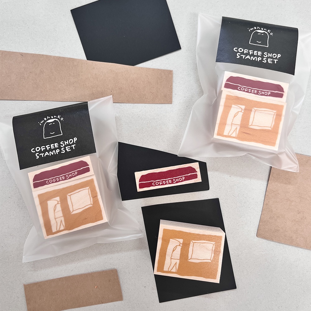 名古屋の街に馴染むCOFFEE SHOPのSTAMP SETができました。組み合わせて使うとCOFFEE SHOPが完成します！