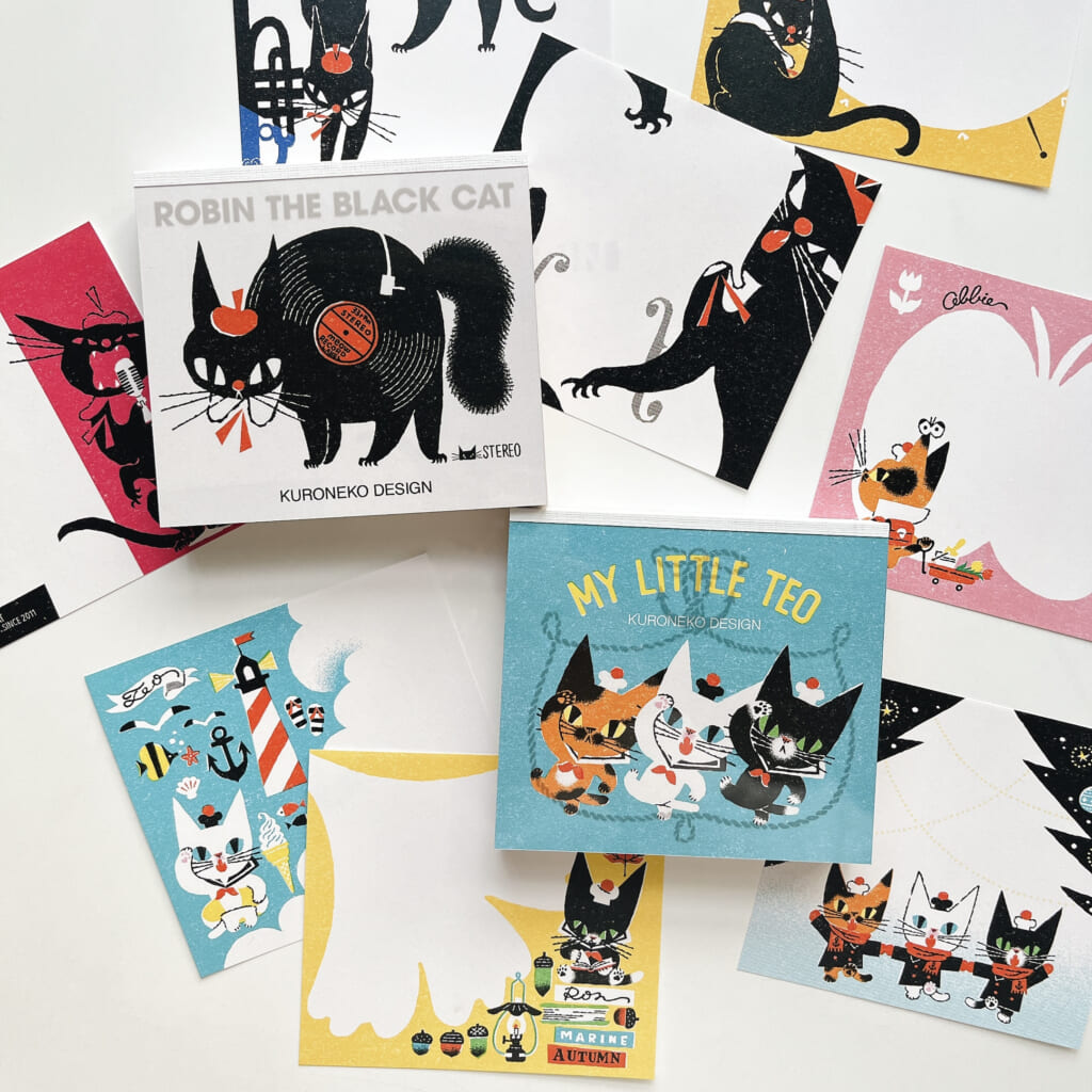 〈新作先行発売〉黒ねこ意匠さんの新作ブロックメモが登場です。