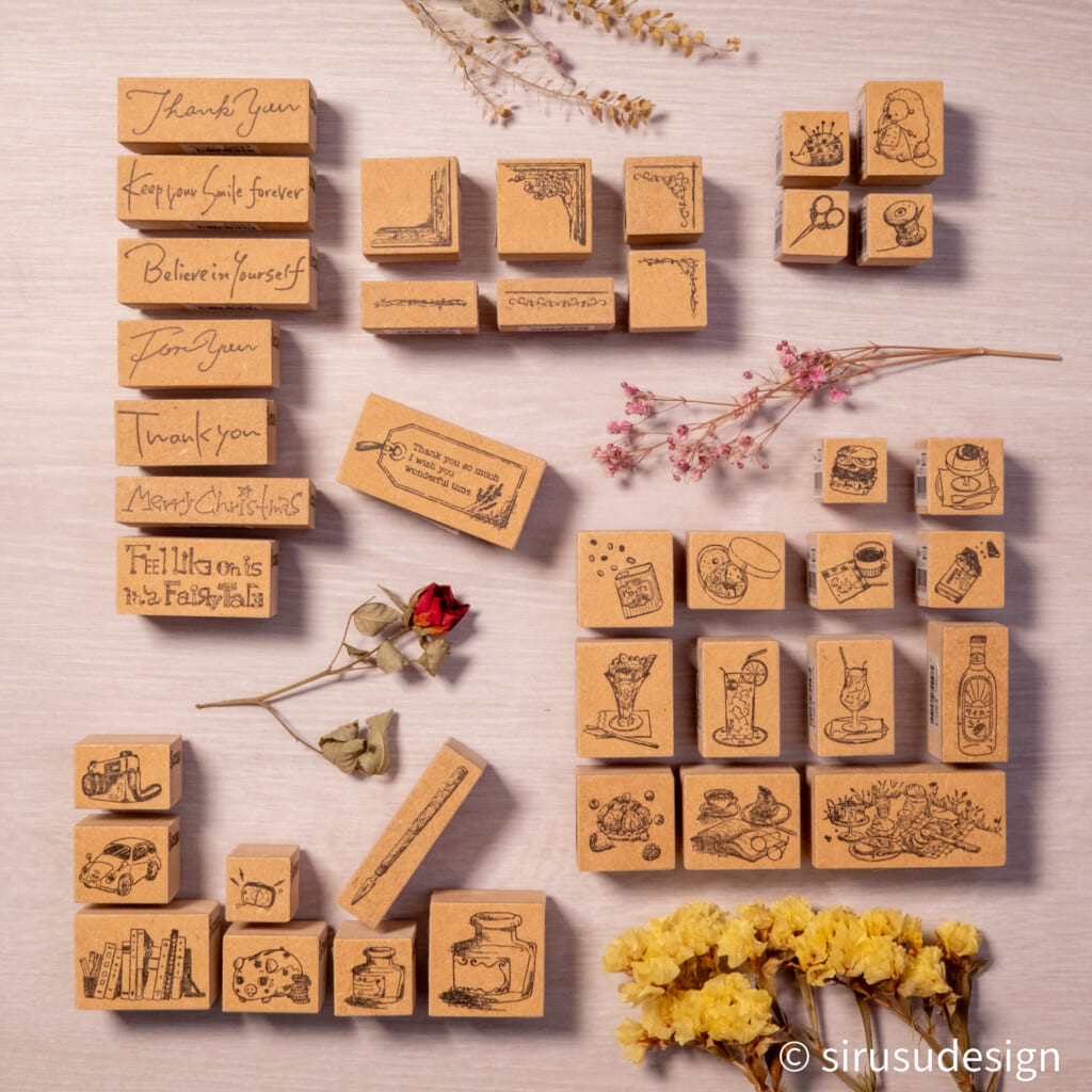 文字・角っこ・Food・雑貨のスタンプです。