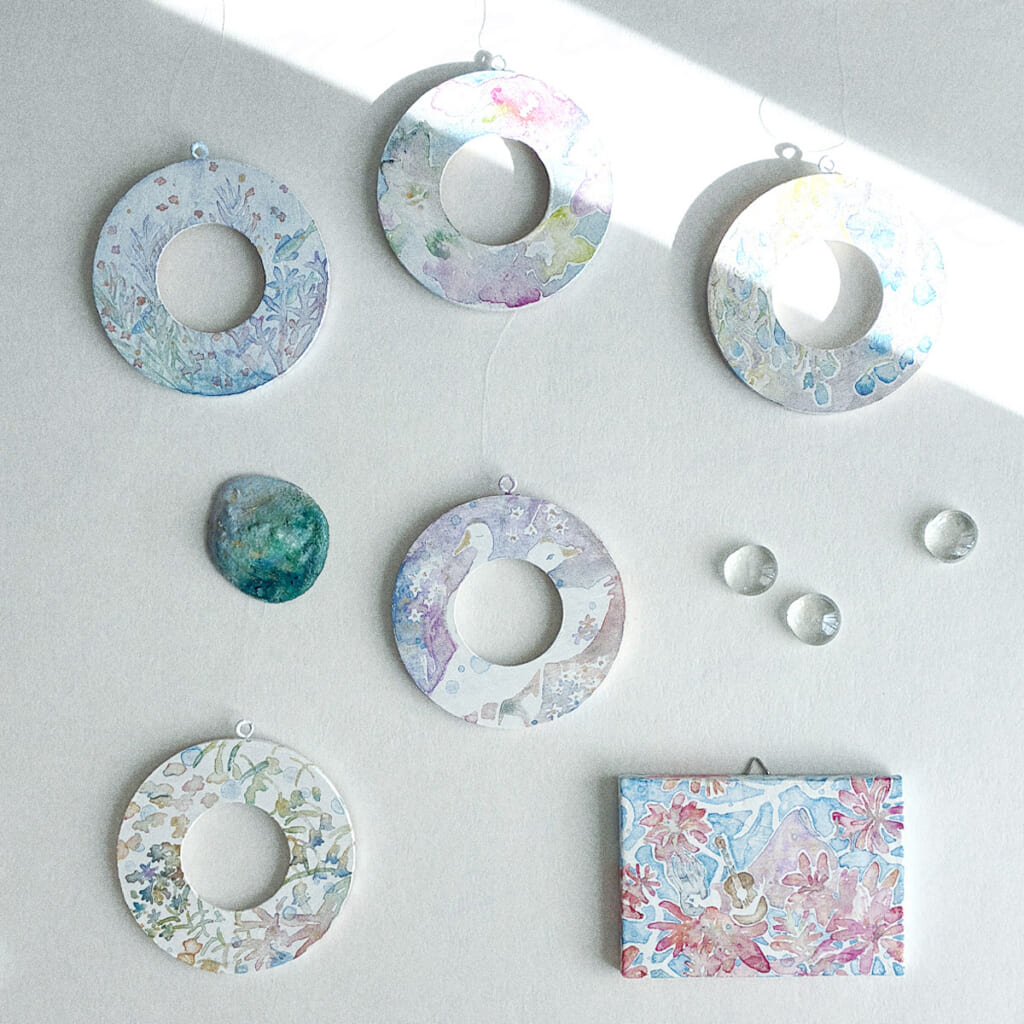 「小さな原画」お家ですぐに飾れる小さな原画、ぜひ飾ってくださいね。