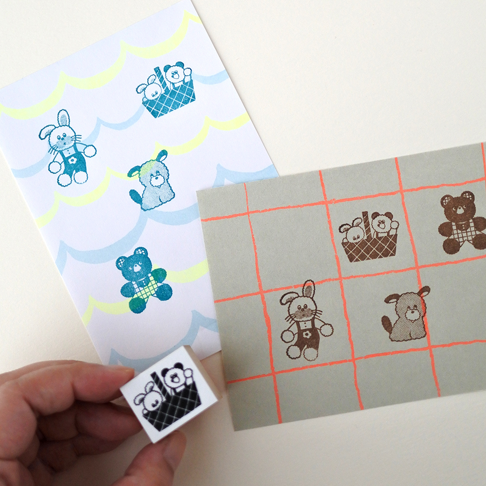 新作の「ぬいぐるみモチーフ」のスタンプは全部で4種類！どの子もかわいいのでぜひ集めてくださいね！
