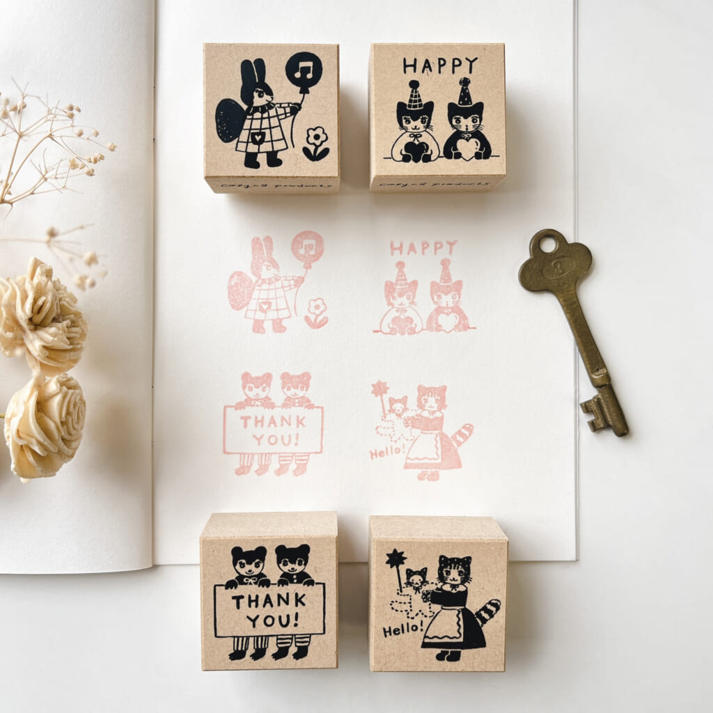 〈新作先行発売〉Aiko Fukawaさんのスタンプ4種。繊細なイラストをお楽しみください。