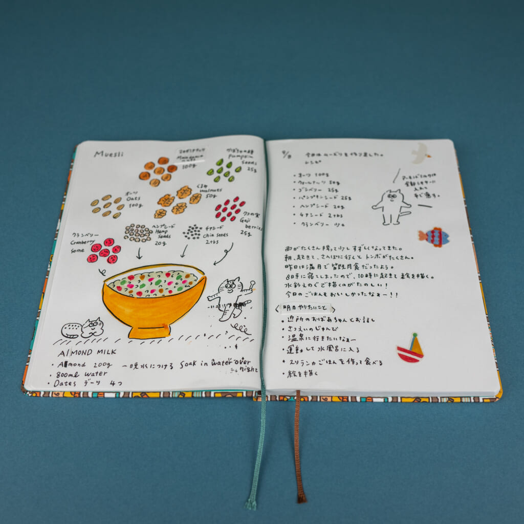 「2026 PLAYノート」手帳の表紙を使った全ページ無地のノートができました。