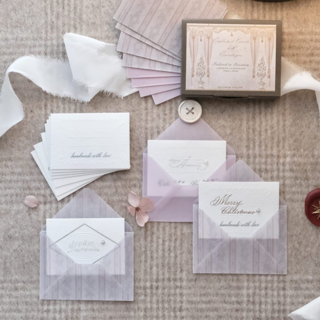 Embossed Cards Set