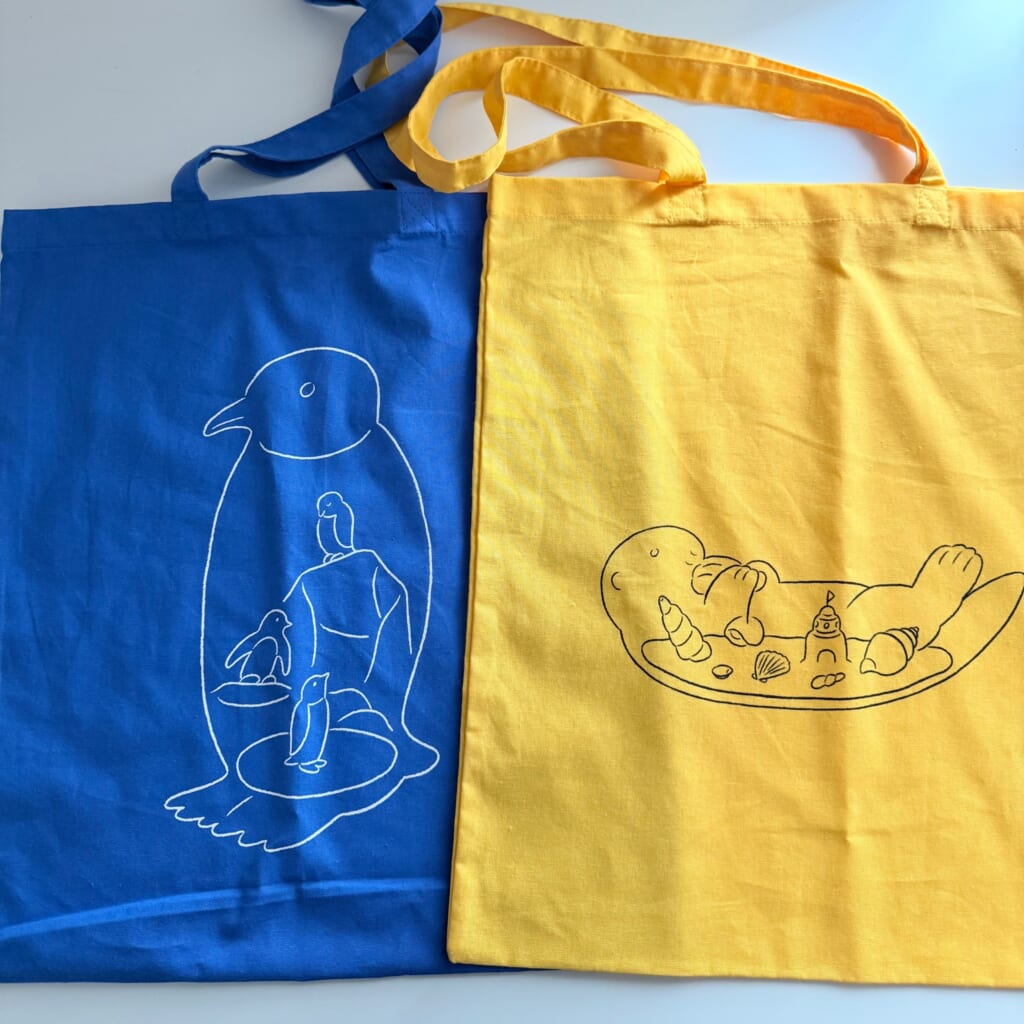 「トートバッグ」薄手なのでサブバックやエコバッグにもおすすめ。