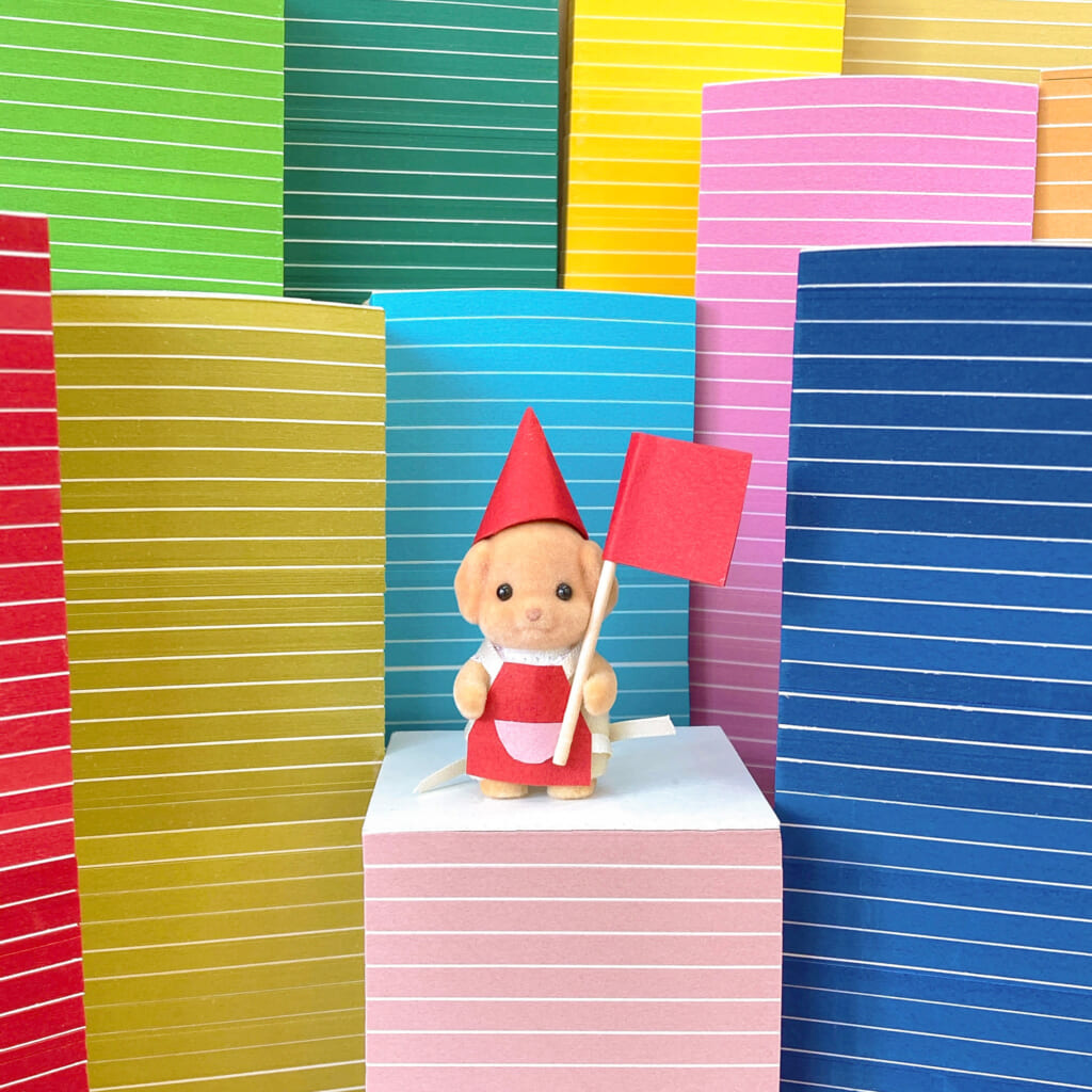 「にじいろタントタウン」ワークショップ「にじいろタントタウン」が復活！　カラフルな紙の街をお楽しみに！