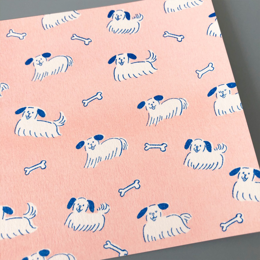 「wansakaポストカード」わんさかわんわん犬がたくさんのポストカード。ポストカードは種類豊富にご用意いたします。各種税込220円。