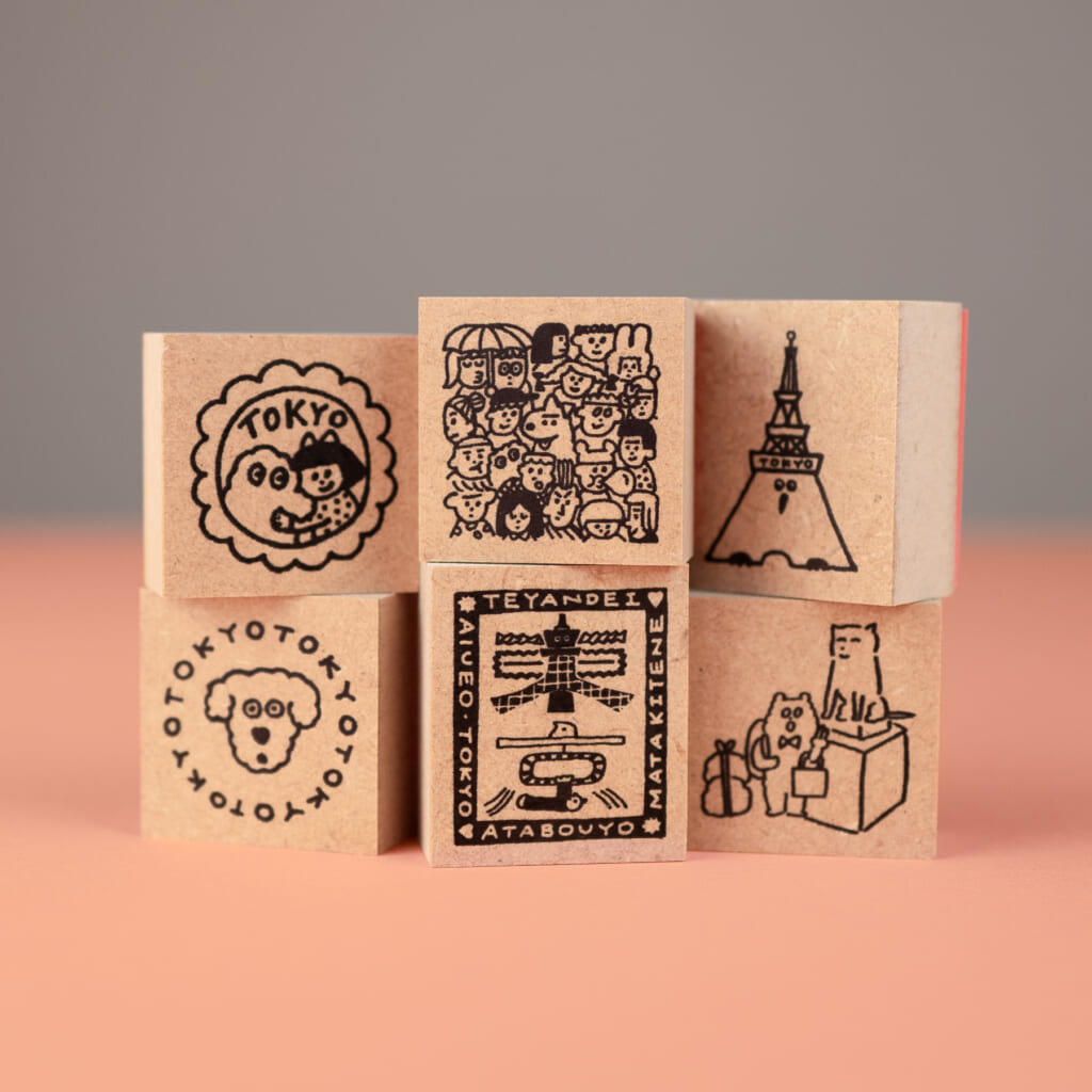 「東京スタンプ」東京をモチーフにしたスタンプいろいろ