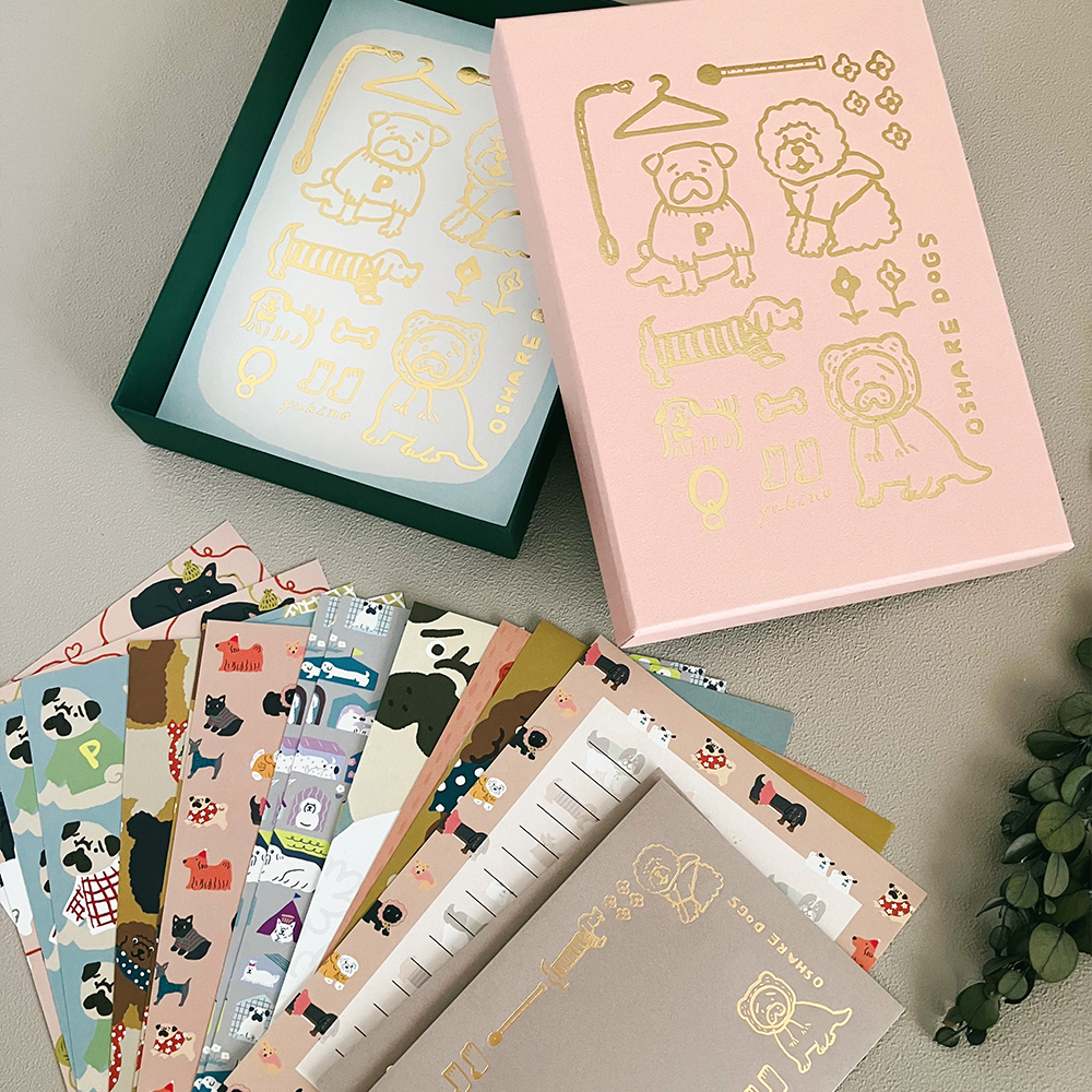 「BOXセット」包装紙やシールの入ったお得なBOXセットです。※デザインは変更になる場合があります。