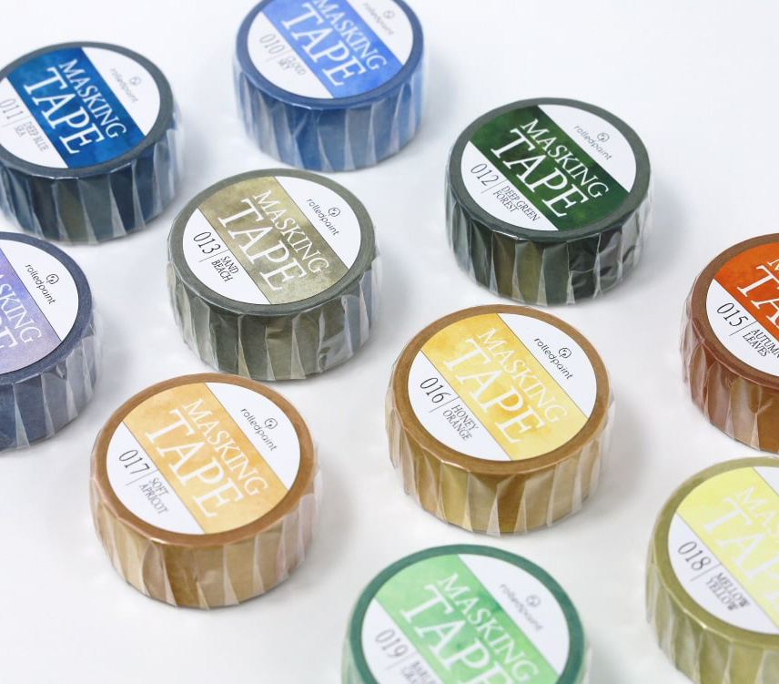 「NATURAL COLOR SERIES」 自然からインスピレーションを得た水彩絵具シリーズ。rolledpaintの“ベースとなる絵具”です。