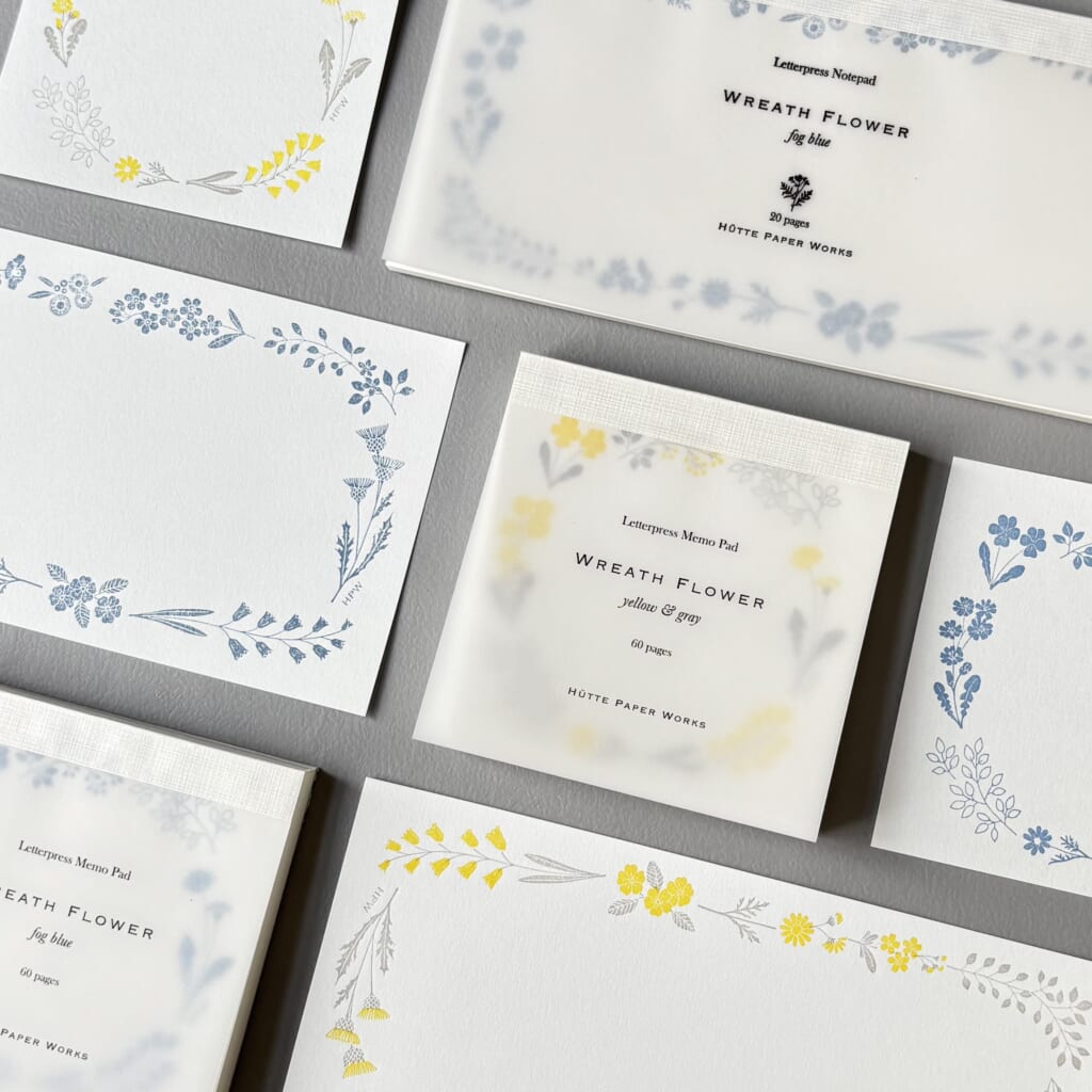 活版の凹みが可愛い手のひらサイズの定番メモやひとこと箋