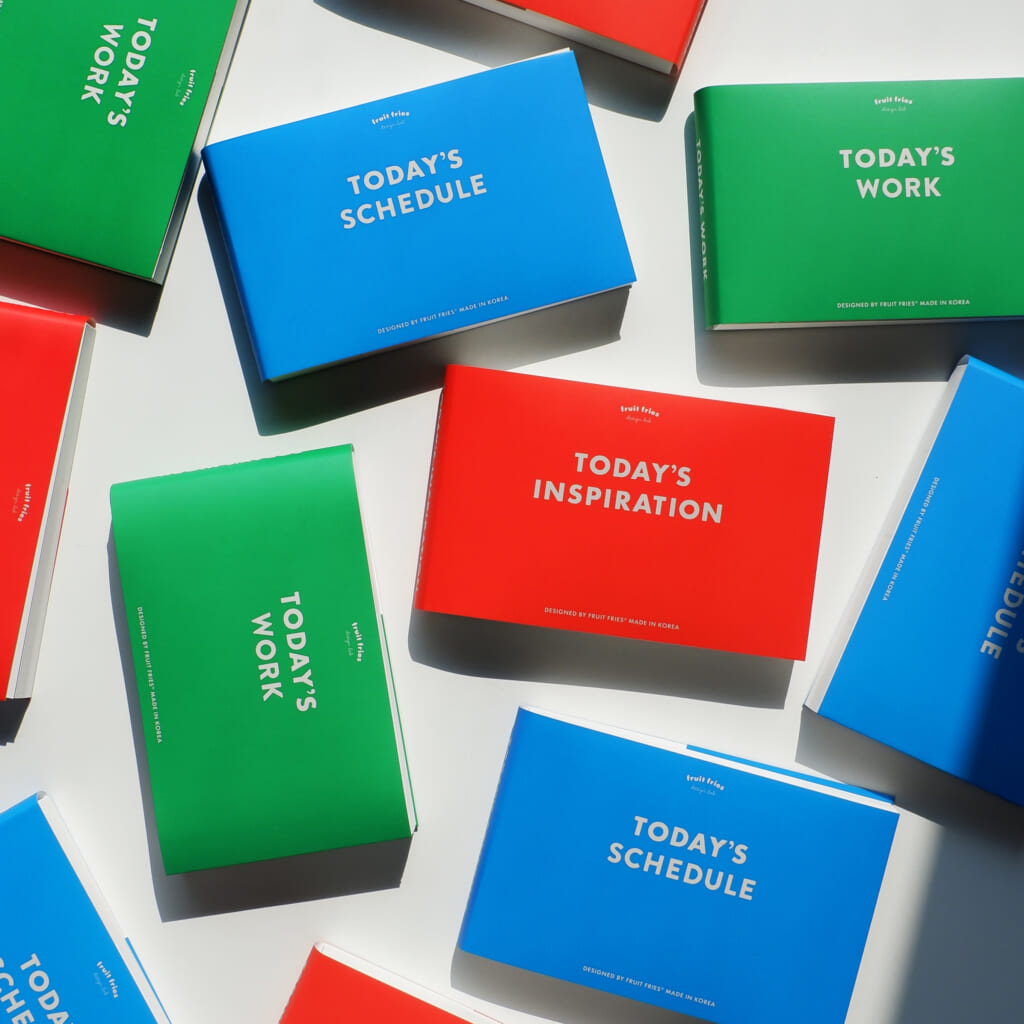 「Today’s note」一日をただ流さない人のためのトゥデイズノート3種類シリーズ。