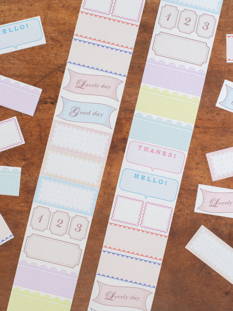 mittzell ミッツェルさんの「ロールふせんpetit」は、ひとつのロールでより自由な使い方を楽しんでいただけるデザイン