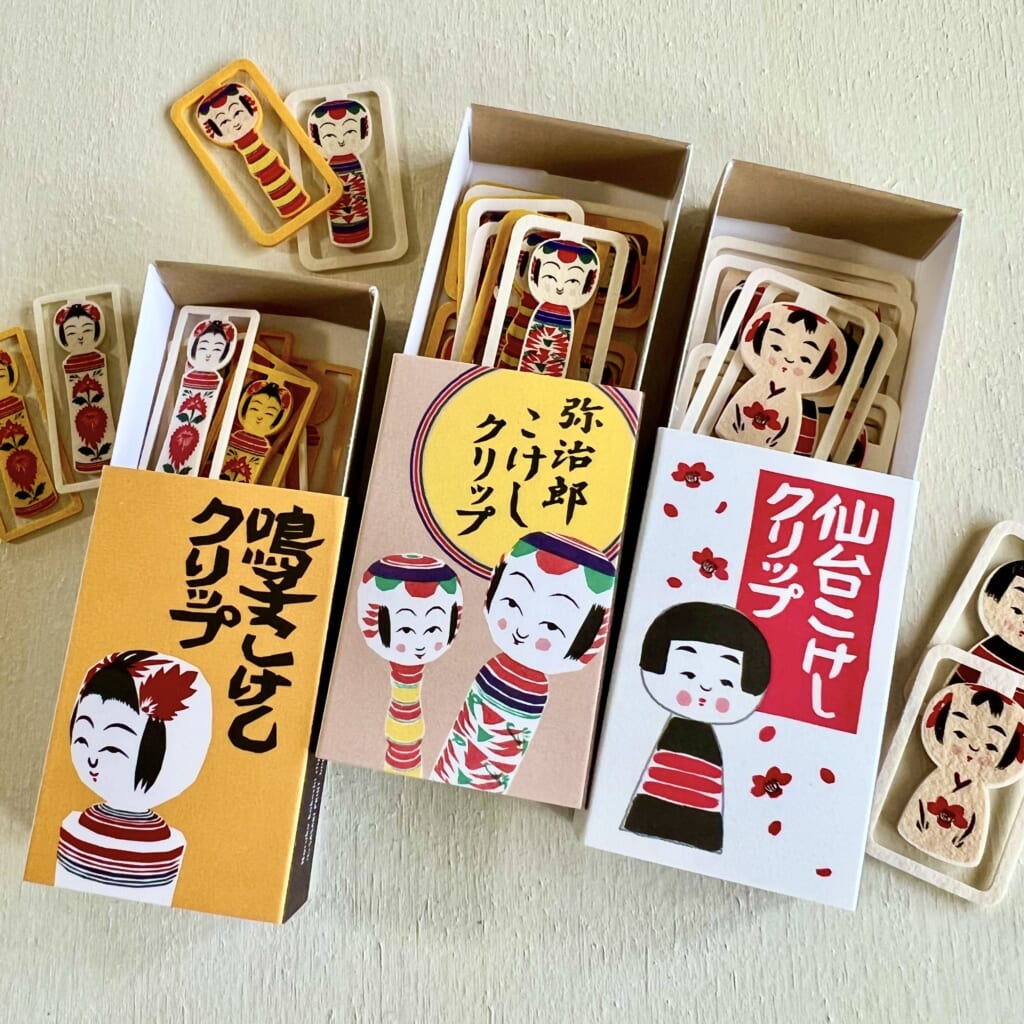 ロングセラーの「ご当地こけしクリップ」！