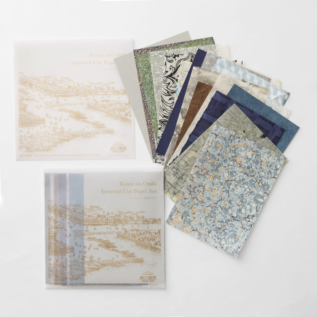「紙の温度」さんとのコラボ品第二弾が紙博in神戸で新登場！A6サイズの様々な風合いのカット紙がたっぷり入っています。