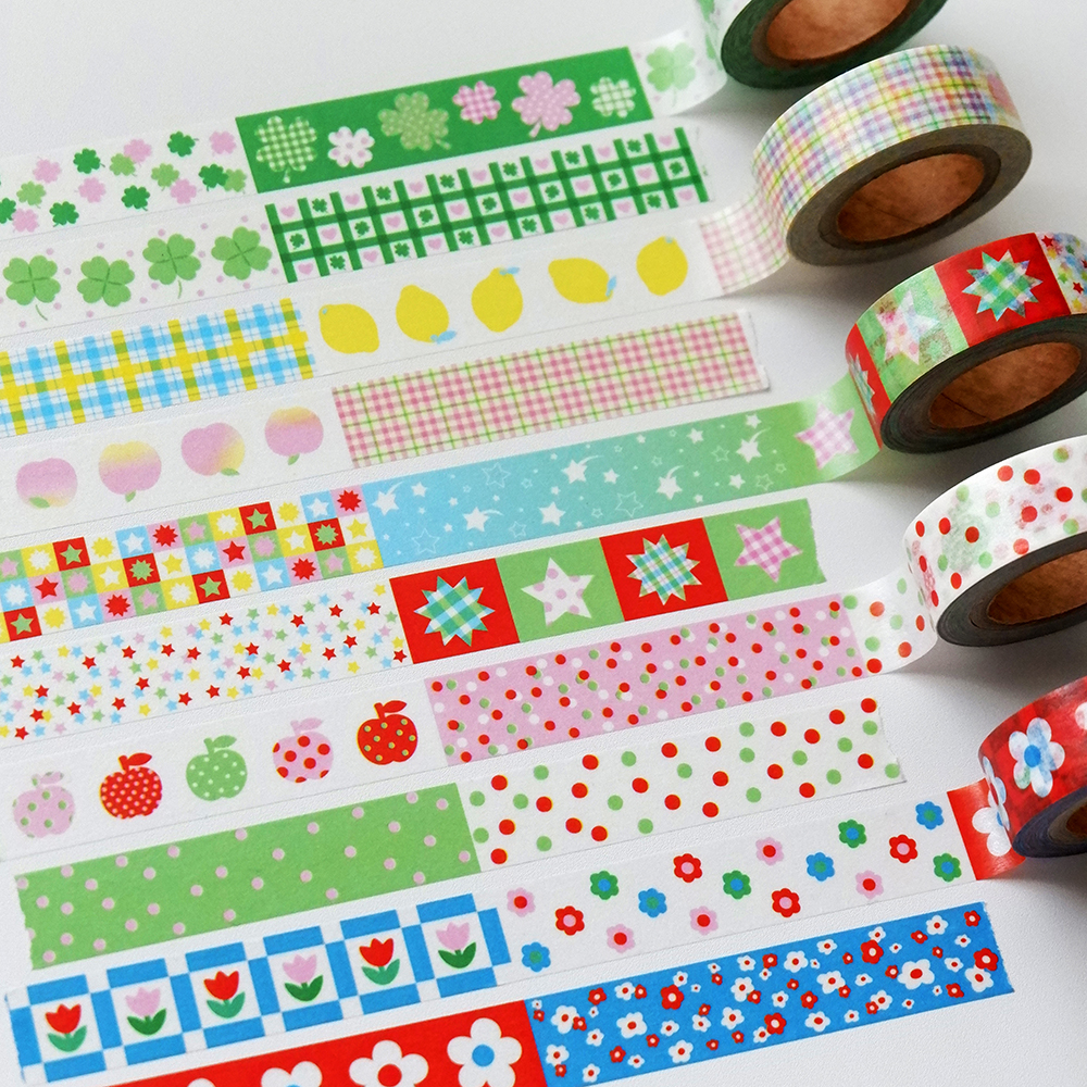 「Masking Tape」ひとつだけなんて選べない！　4つのパターンが一度に楽しめるマスキングテープ。