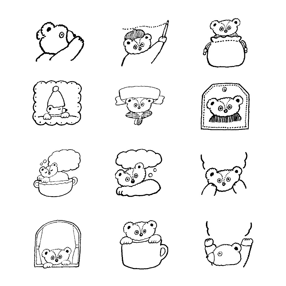 「25mmスタンプ新作」現在制作中（制作途中のため、全種揃わない場合もございます）。