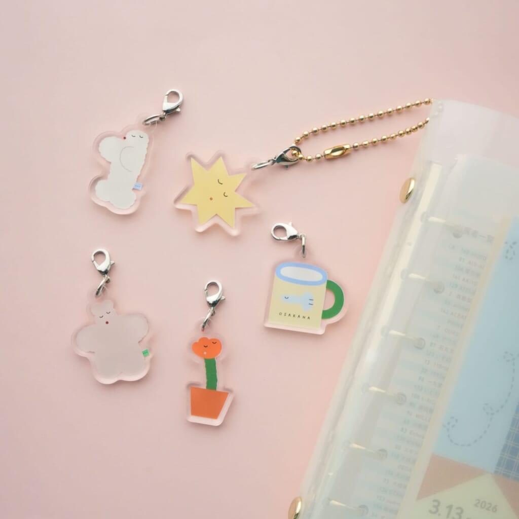 ちいさなおまもりチャーム（全5種／Illustration：しまむらひかり）