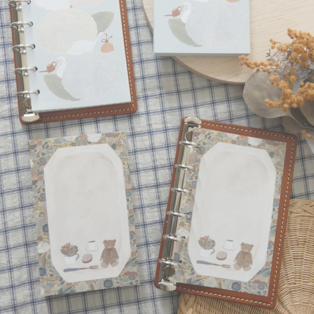 「m6サイズメモパッド」約100枚入りとたっぷり使えます。