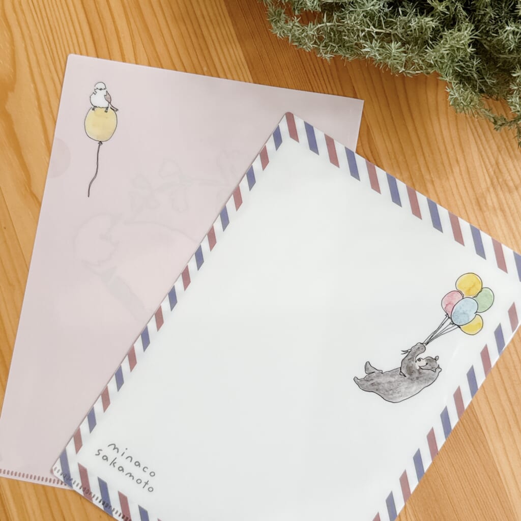 「クリアファイル」A4とA5サイズで色々ご用意してます。