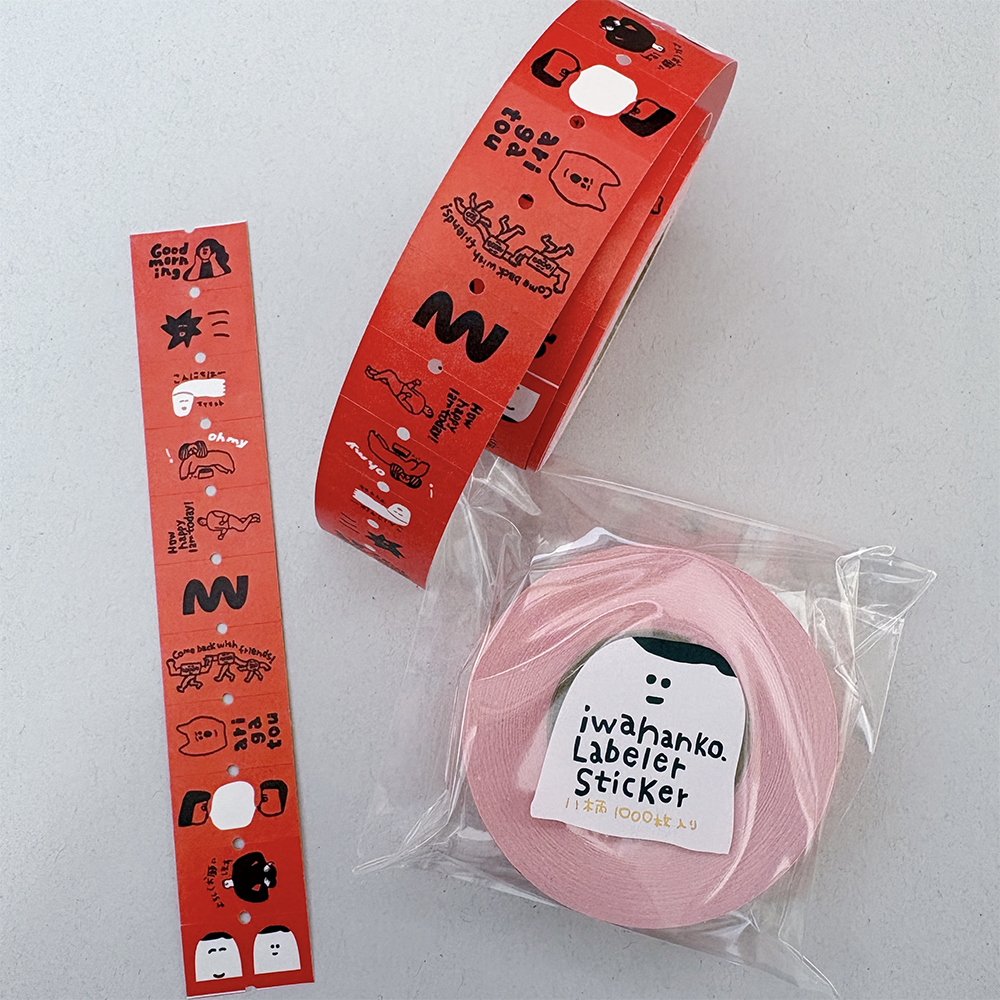 「ラベラシール」11柄1,000枚入りのシールです。種類も枚数も豊富で気軽に使えるのが魅力です！