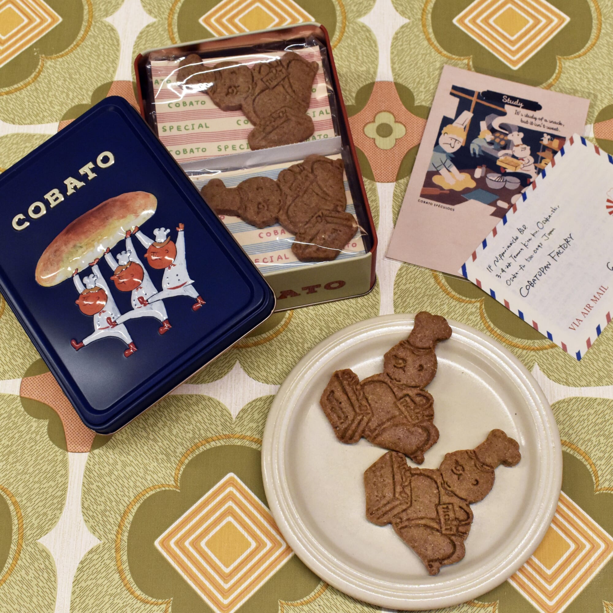 「COBATOミニスペキュロス缶」定番のスペキュロス缶のクッキーがミニサイズ6枚入りで登場！
