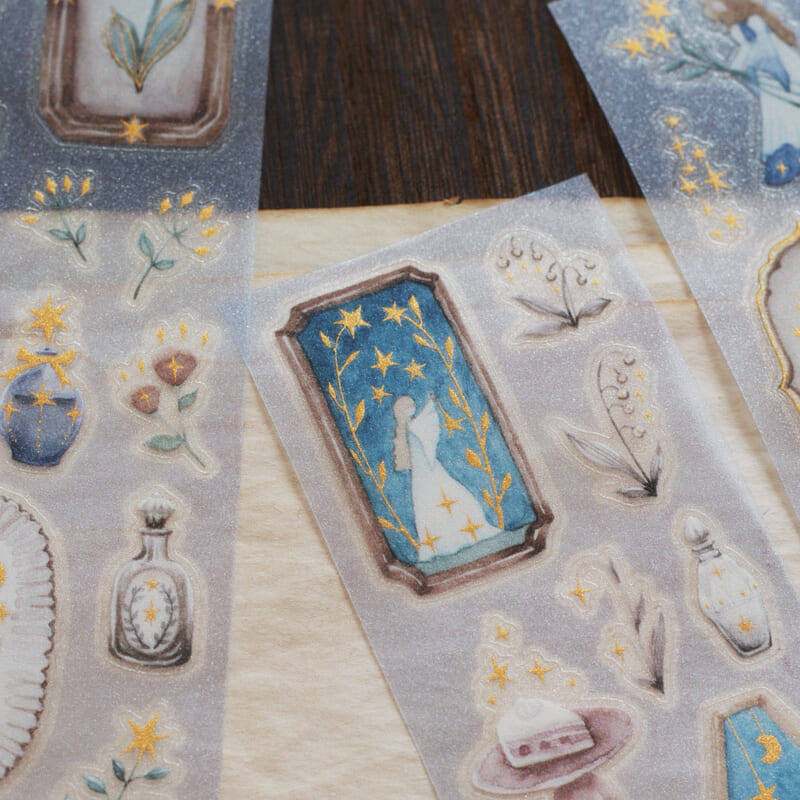 Forest Witch Gathering Light星光箔押し ダイカットテープ