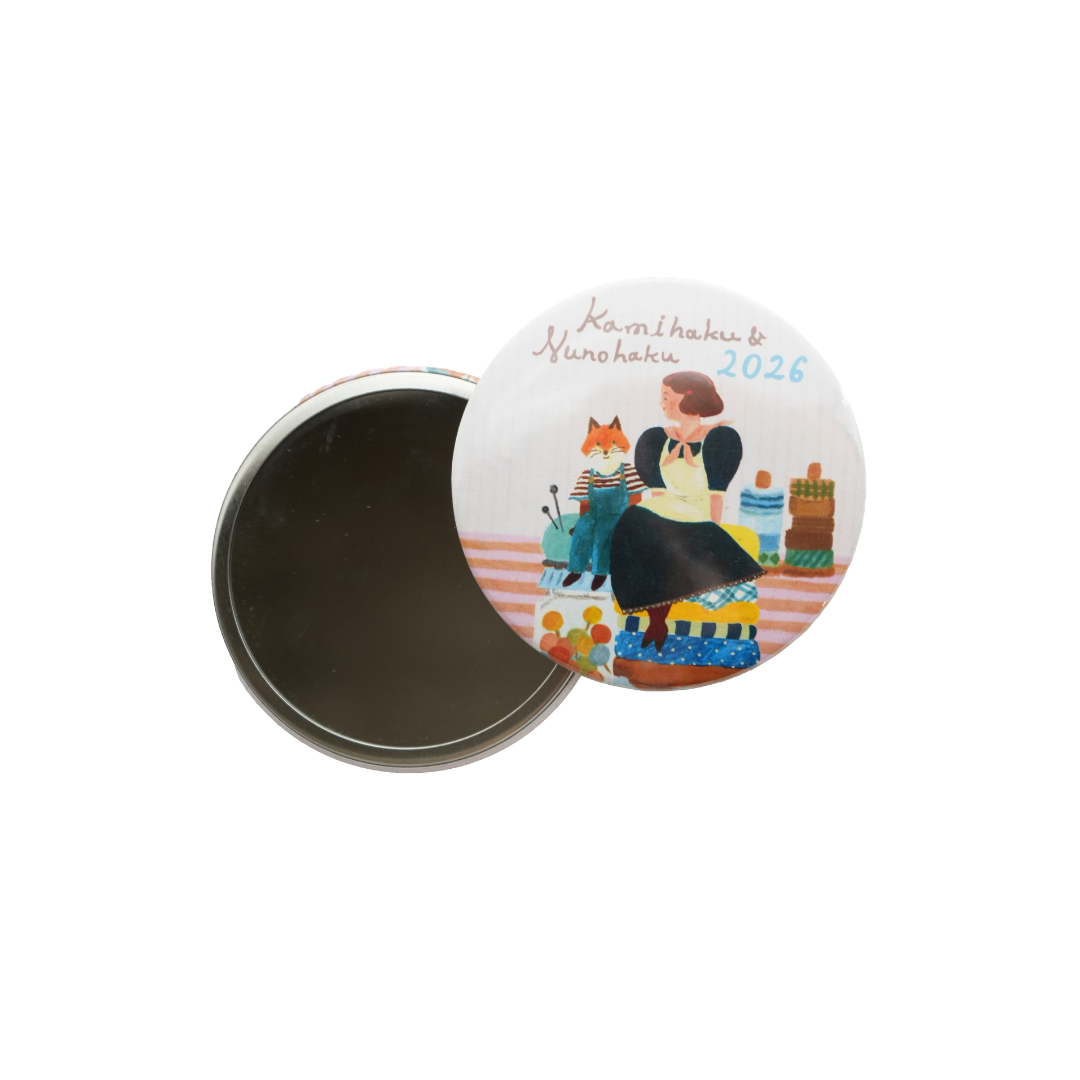 缶ミラー（600円／Illustration：a letter from）