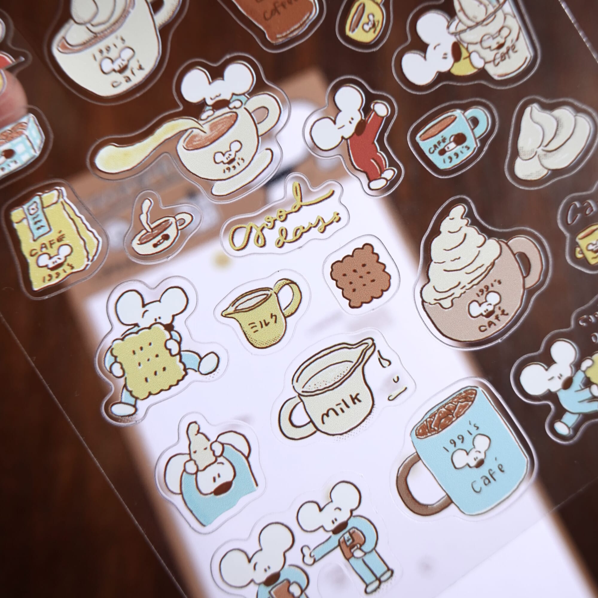 「シール」ようこそ、ネズミ社長の1991’s Caféへ！