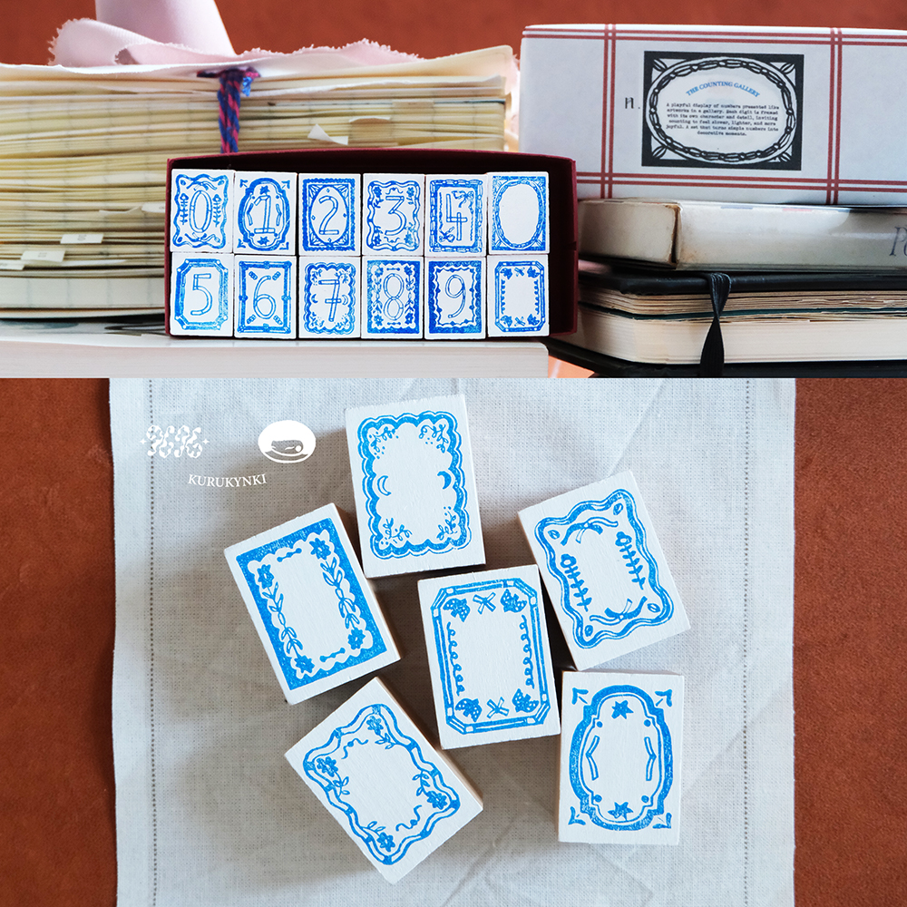 「The counting gallery」遊び心を添えて、ギャラリーの作品のよう。
