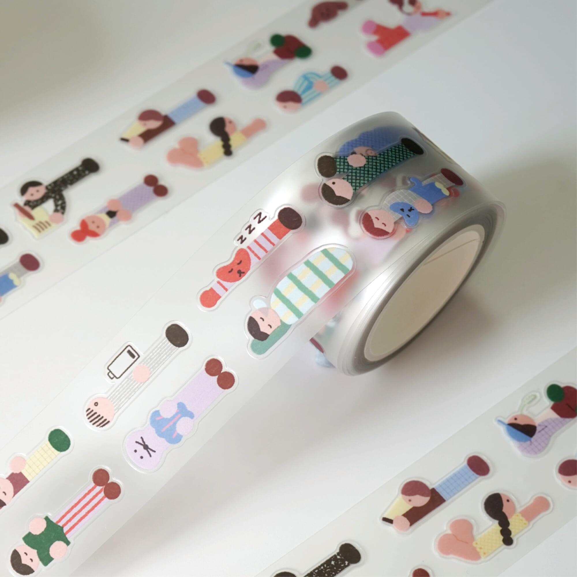 「今日は横になりたい」 さまざまな“ごろごろ”シーンを集めた、人気のカット済みマスキングテープ。