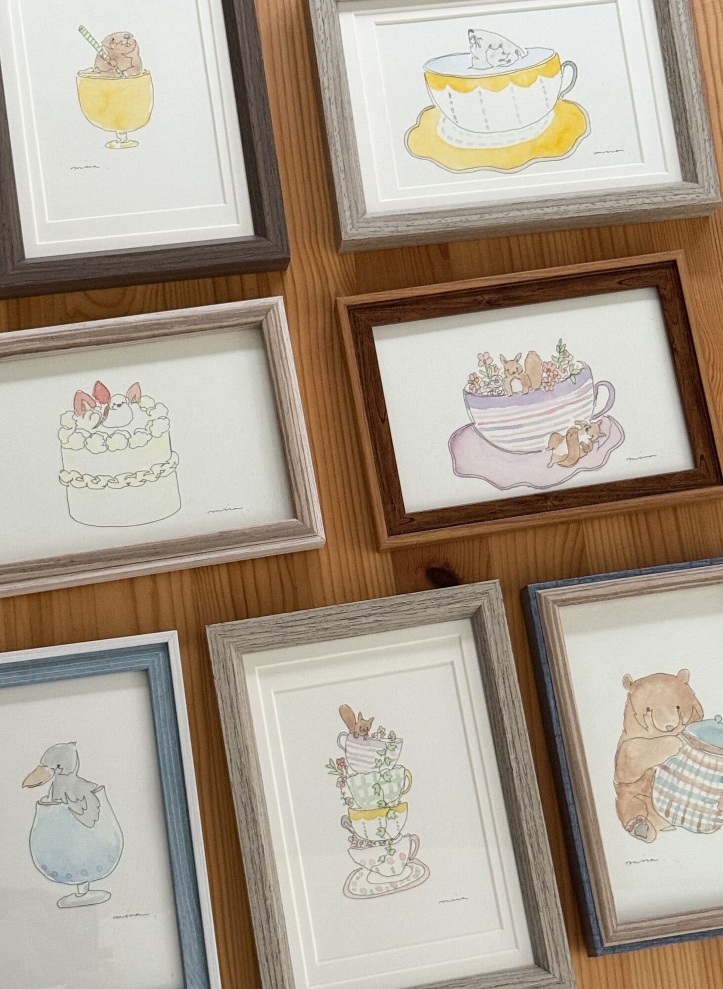 「原画」紙博で初めて原画を販売します。今回のイラストの原画です。